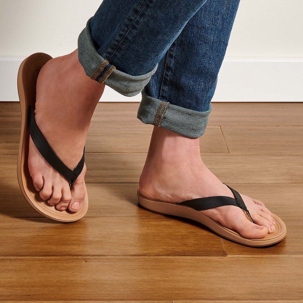 Sandalias Olukai Nonohe - Chanclas Mujer Negros 20498-021